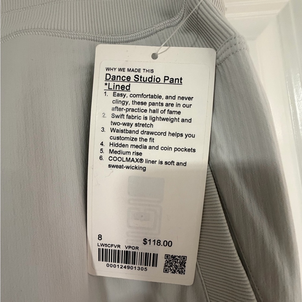 NEW Light Gray Dance Studio Pants